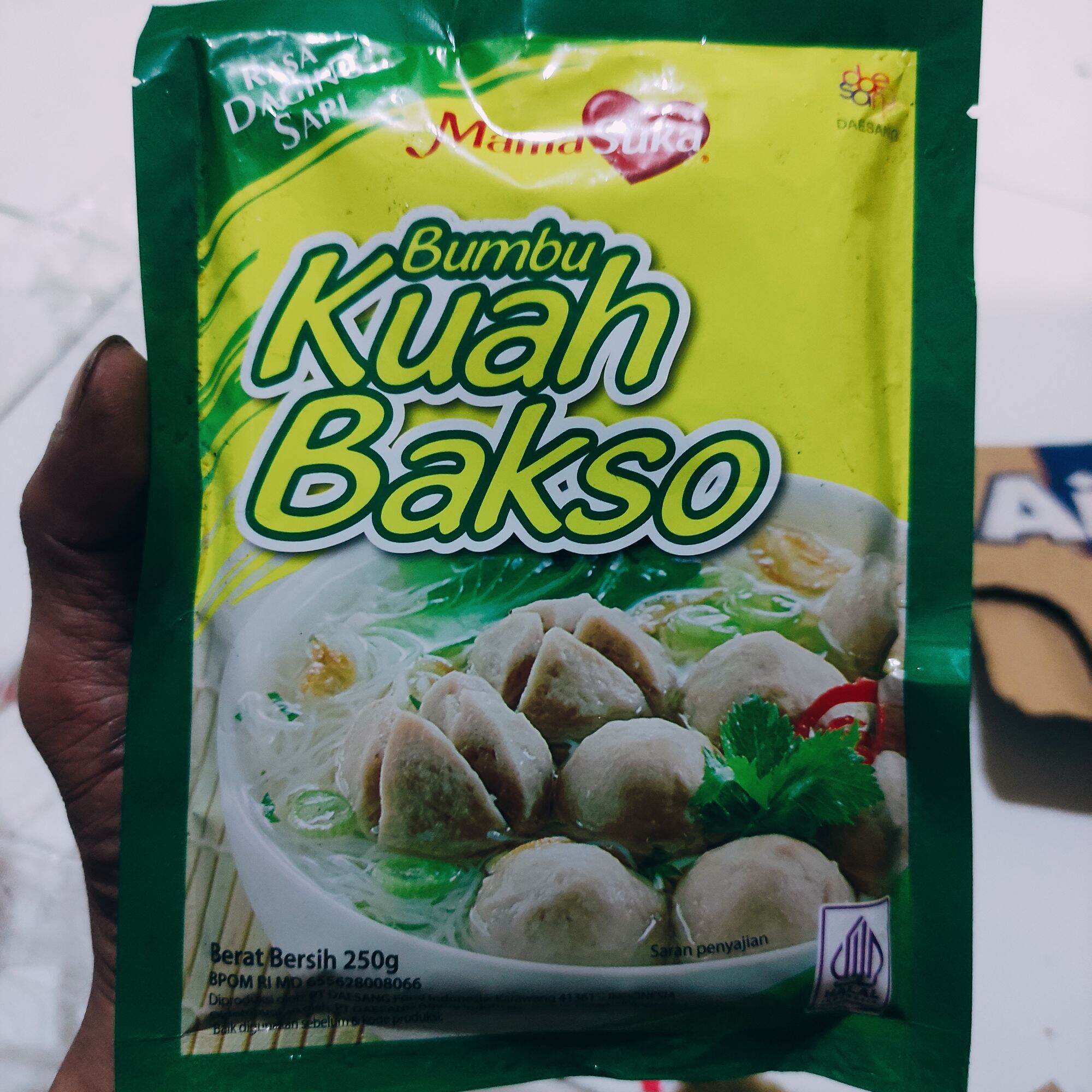 Mama Suka Bumbu Kuah Bakso Rasa Daging Sapi 250 Gram Besar Lazada