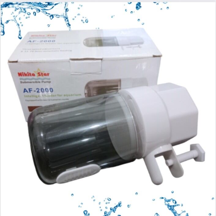 Mesin Makanan Ikan NIKITA STAR AF 2000Auto Intelligent Feeder Aquarium