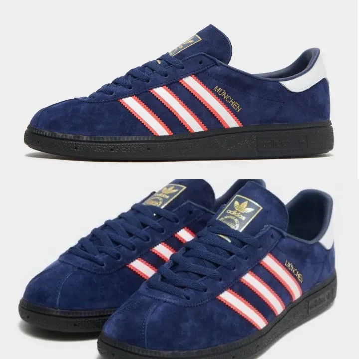 ORIGINAL ADIDAS MUNCHEN NEW Sepatu Sneakers Adidas Casual Sneakers Kanvas Material Pu Adidas Munchen Gaya Santai Sneakers Pria Low Cut Sepatu Kasual Model Plain Lazada Lazada Indonesia