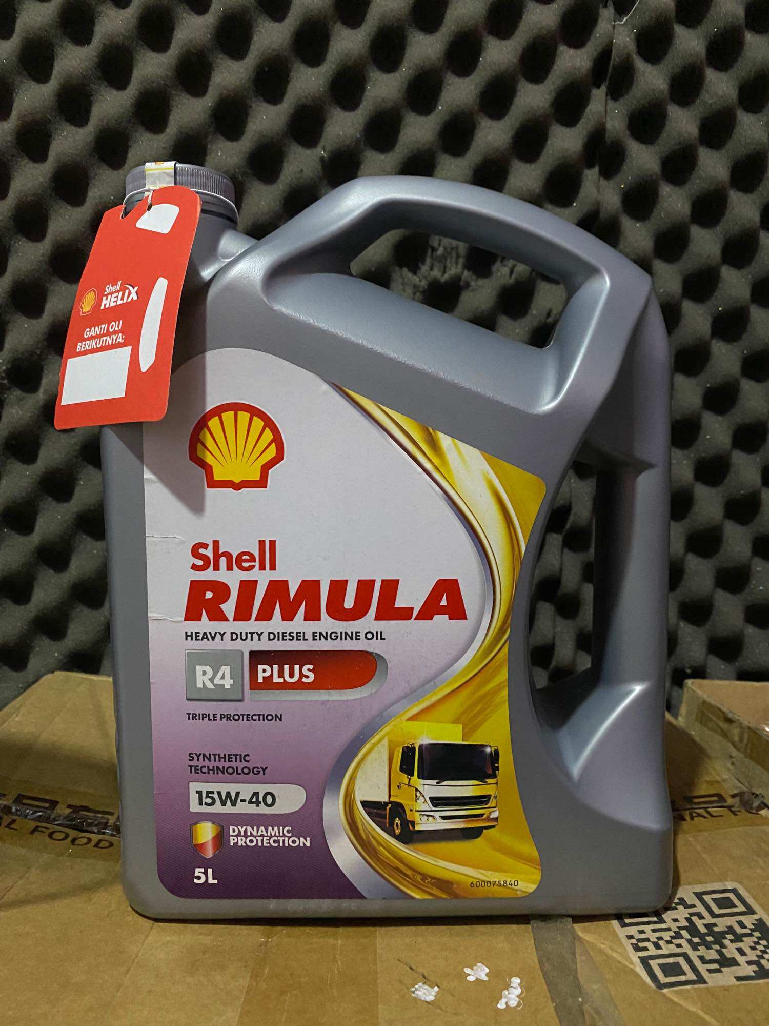 Oli SHELL RIMULA R4 PLUS (5L) 15W-40 DIESEL // shell rimula plus r4 5 ...