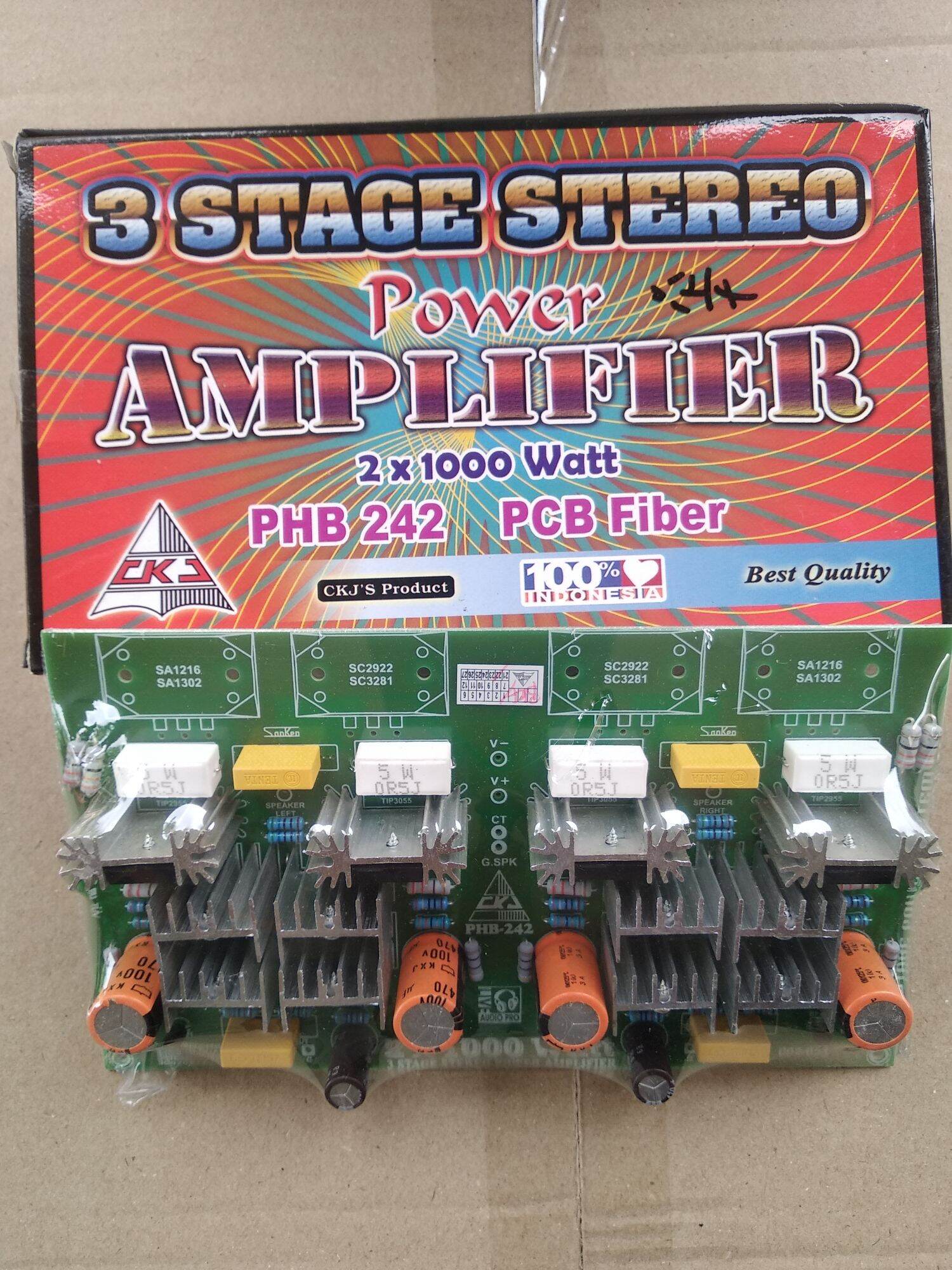 Kit driver stereo 3 tingkat 2x1000 watt | Lazada Indonesia