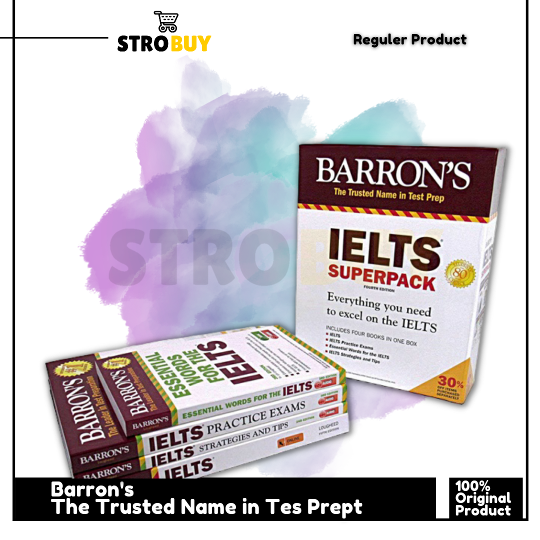 Buku Barrons IELTS Superpack 4th Edition Buku Belajar Bahasa