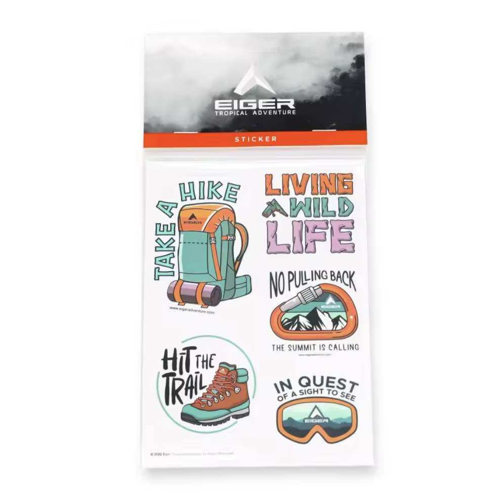 Stiker Decal Eiger OriginaI X-Hike Habbit Sticker | Lazada Indonesia