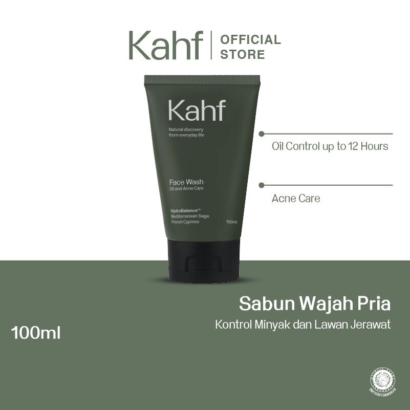 Kahf Oil and Acne Care Face Wash 100 ml Lazada Indonesia