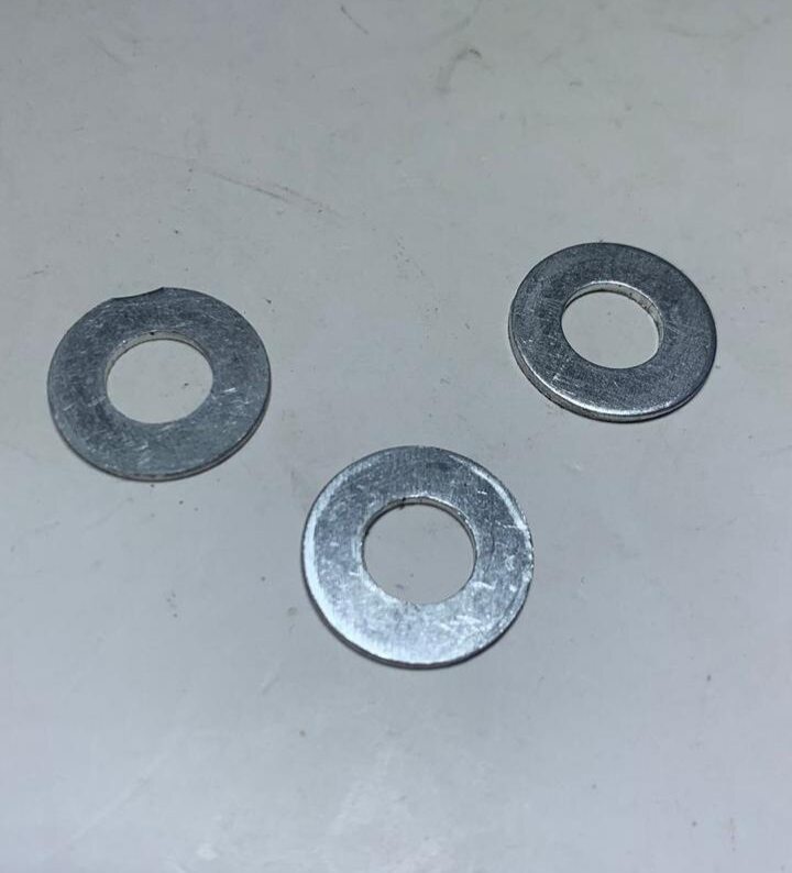 2Pcs Ring Almunium M10 Lubang baut 12 Harga 1,000 rupiah*Gratis Ongkir