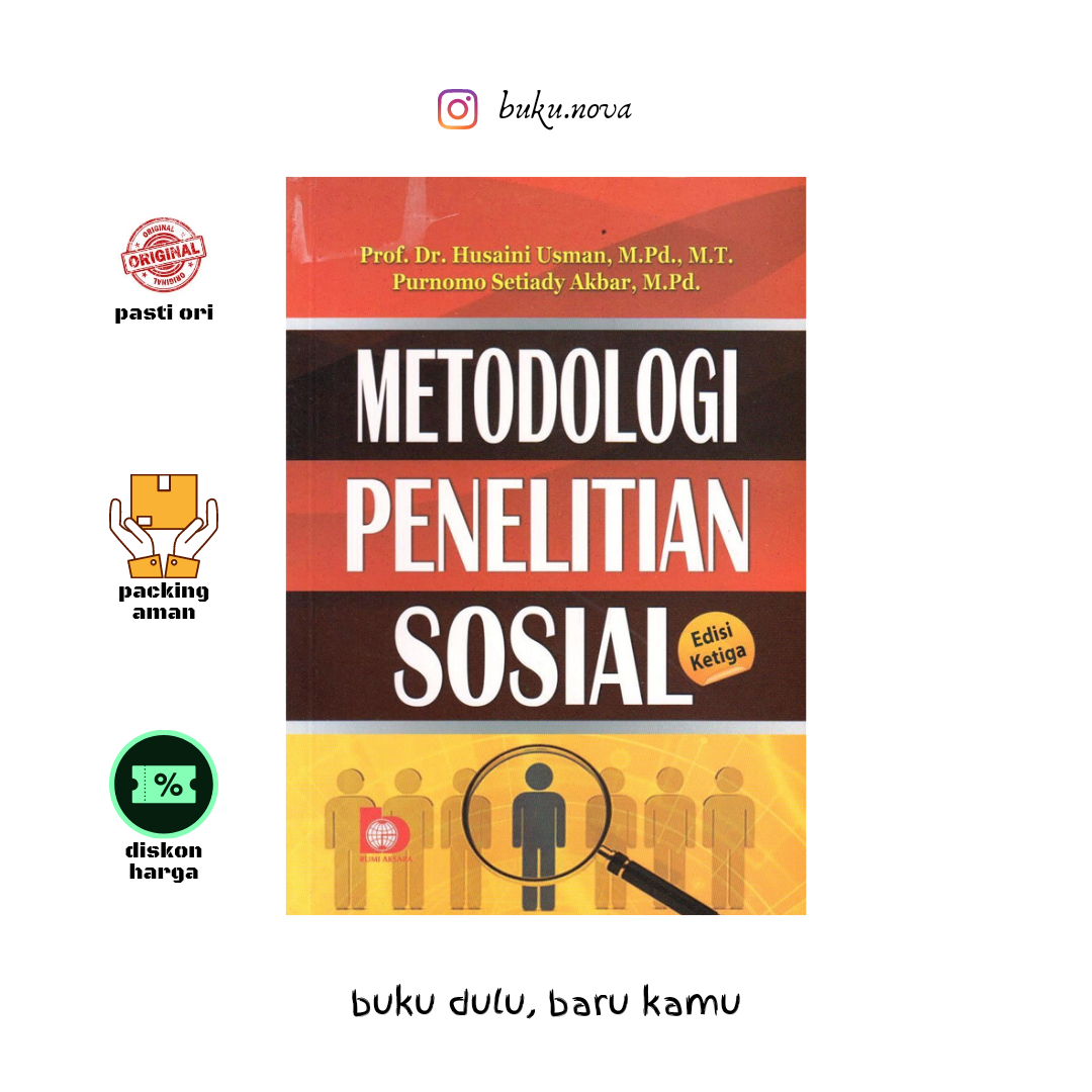 Buku Metodologi Penelitian Sosial (Edisi Ketiga) | Lazada Indonesia