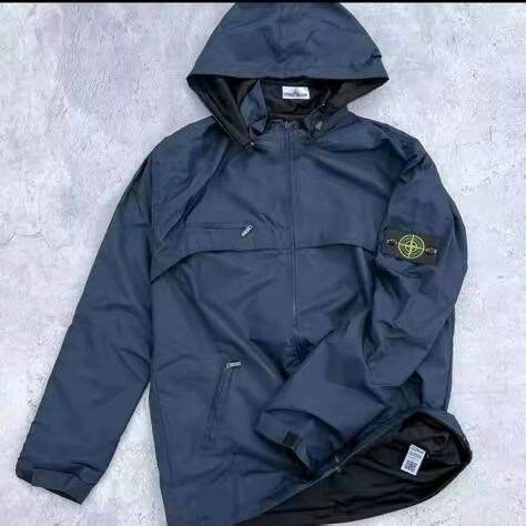 Jaket Parasut Stone Island Waterproof Sport Pria Wanita Lazada