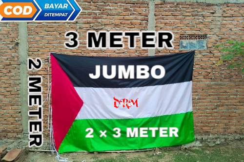 TERMURAH BENDERA PALESTINA JUMBO