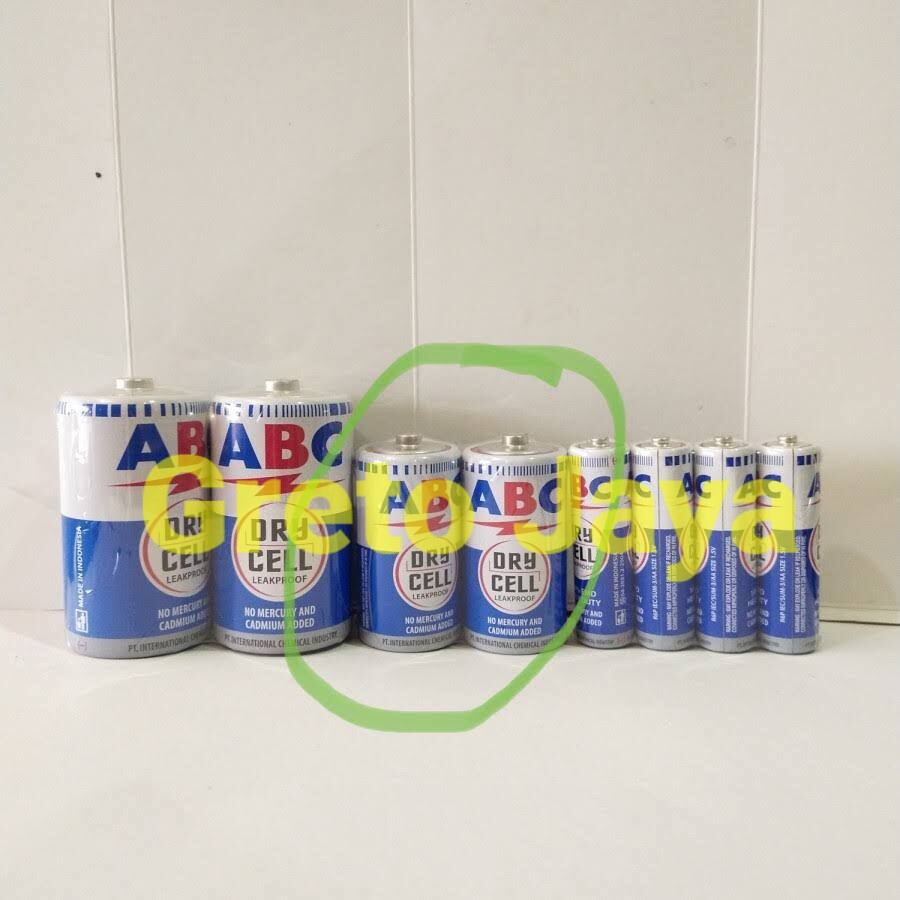 Baterai ABC Tanggung Tipe C Type Ukuran R14 Sedang Batrai Size R 14 ...