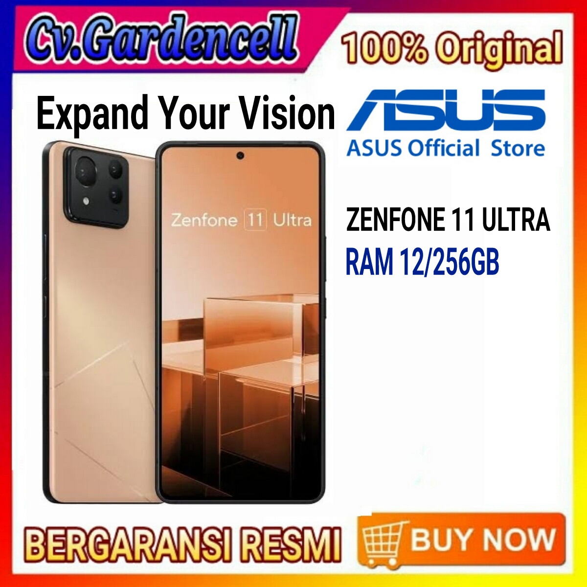 Asus Zenfone 11 Ultra ram 12/256Gb Garansi Resmi Harga 7,410,000 rupiah*Gratis Ongkir