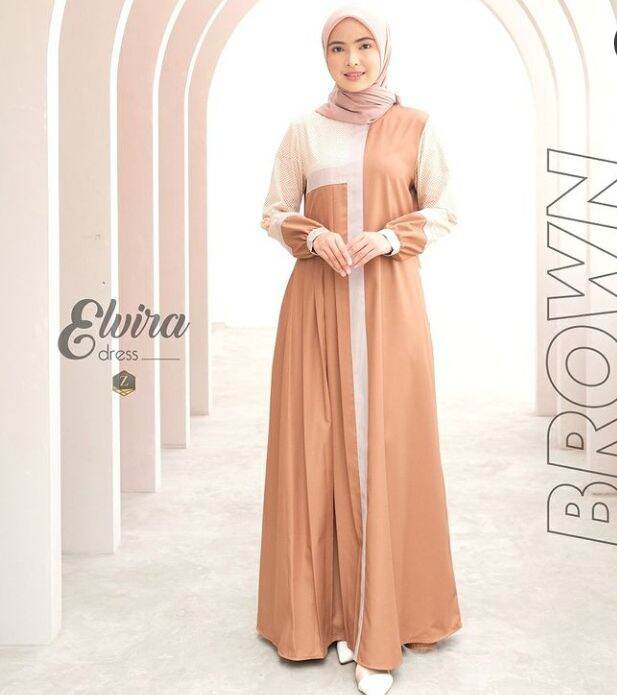 Elvira dress by Zalifa | Lazada Indonesia