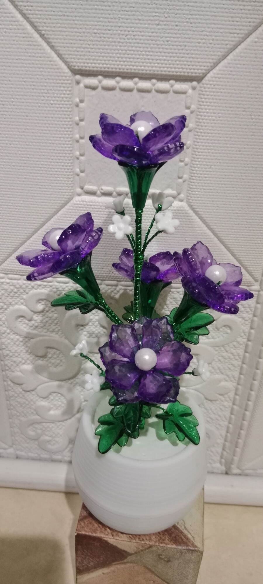 bunga mini crystal akrilik