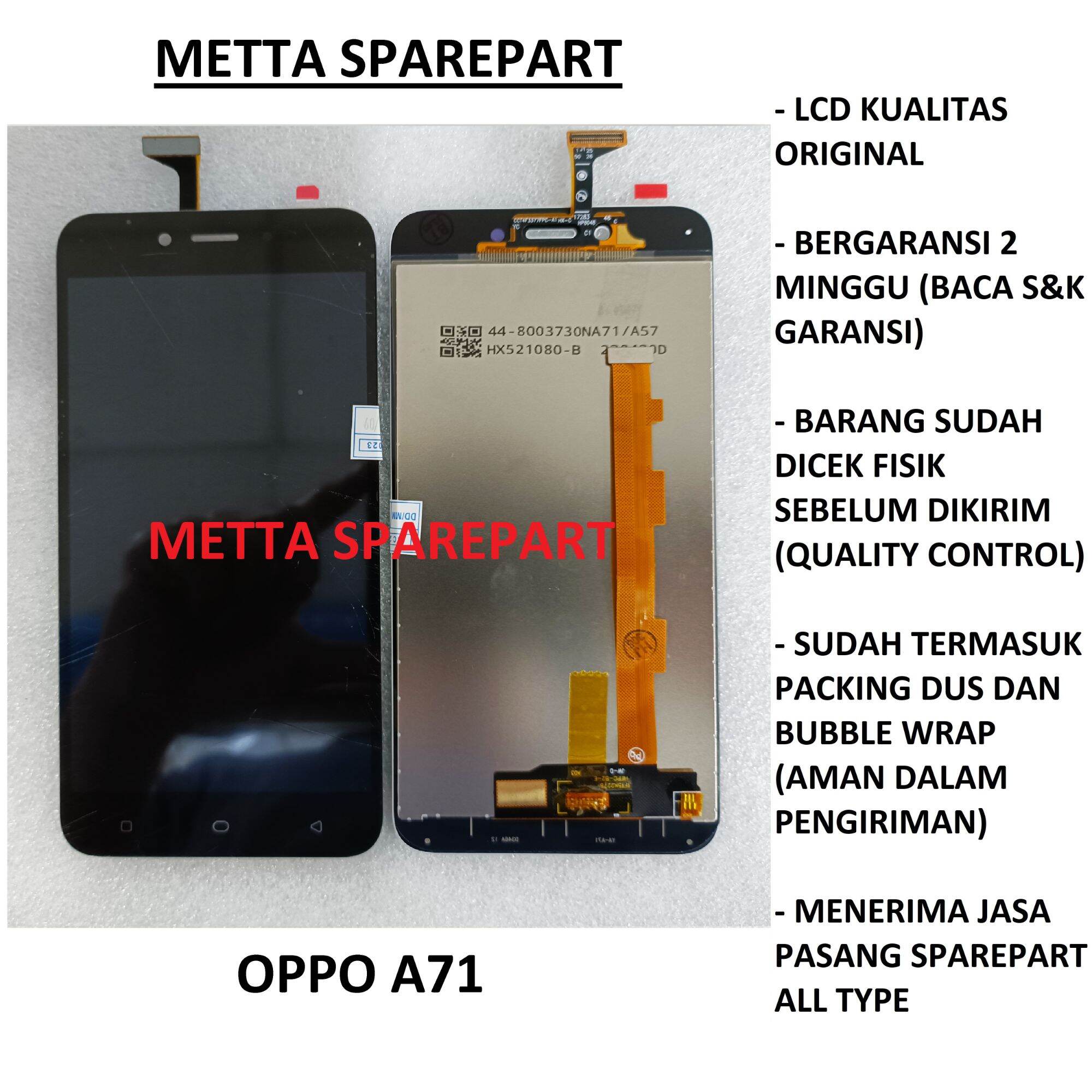 harga touchscreen oppo a71 original