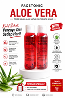 Beli 1 gratis 1 TONER WAJAH ALOEVERA APRILIA 100ML