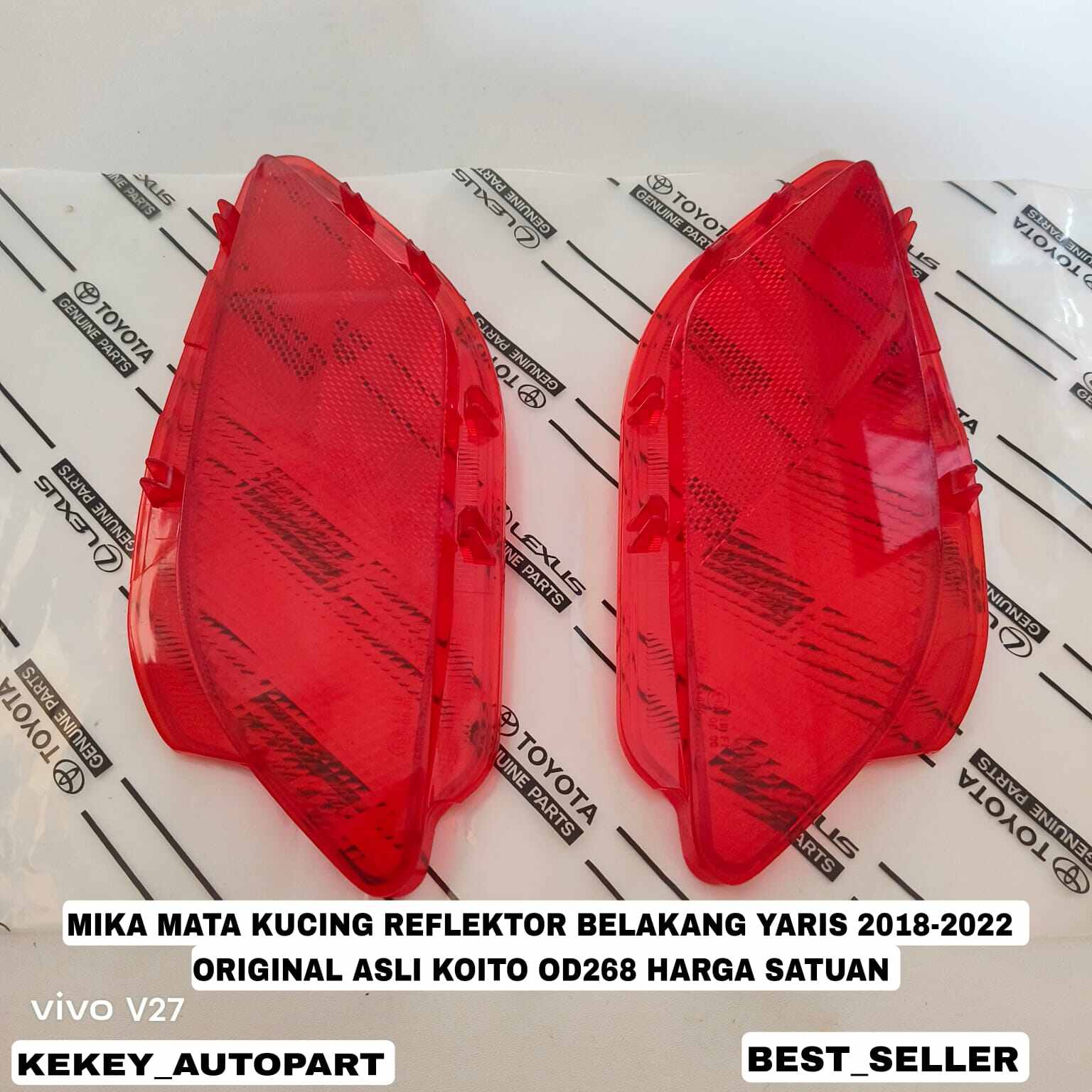 mika mata kucing reflektor belakang YARIS 2018-2022 original KOITO OD268 Giá 55,000 Đồng*Miễn phí vận chuyển