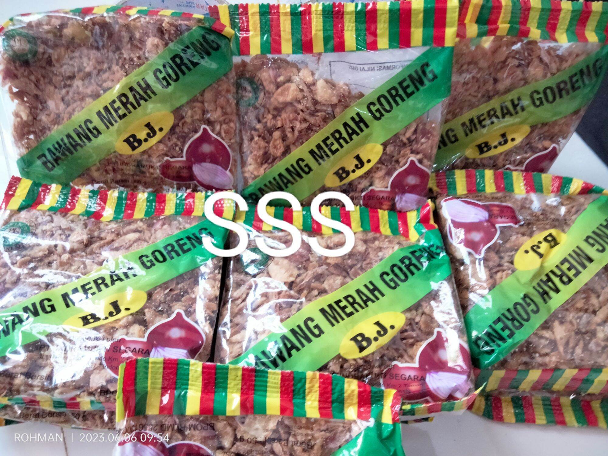 Bawang Merah Goreng 2Pcs Cap BJ Berat BB 50 g | Lazada Indonesia