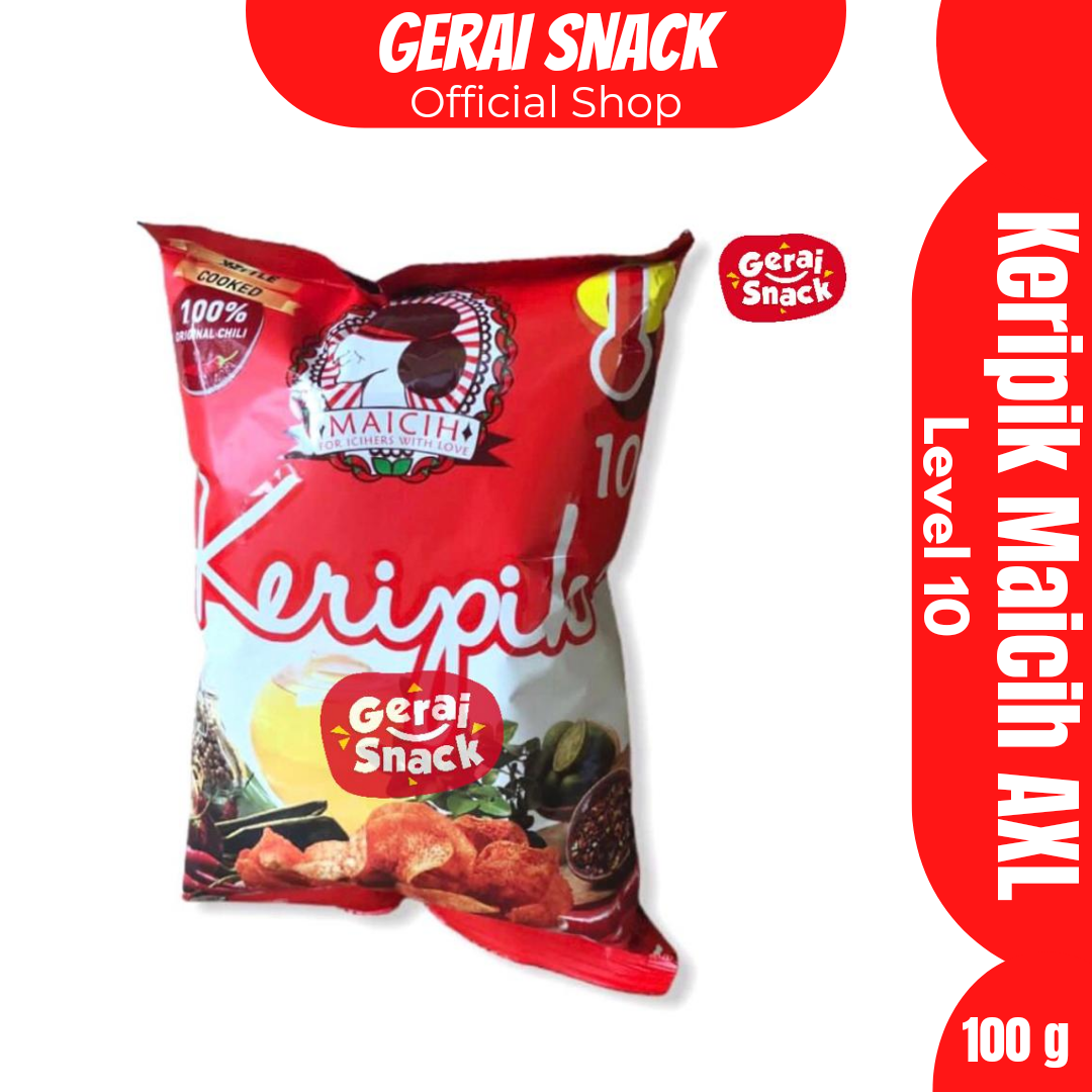 Keripik Singkong Maicih Axl Level 10 100gr Lazada Indonesia