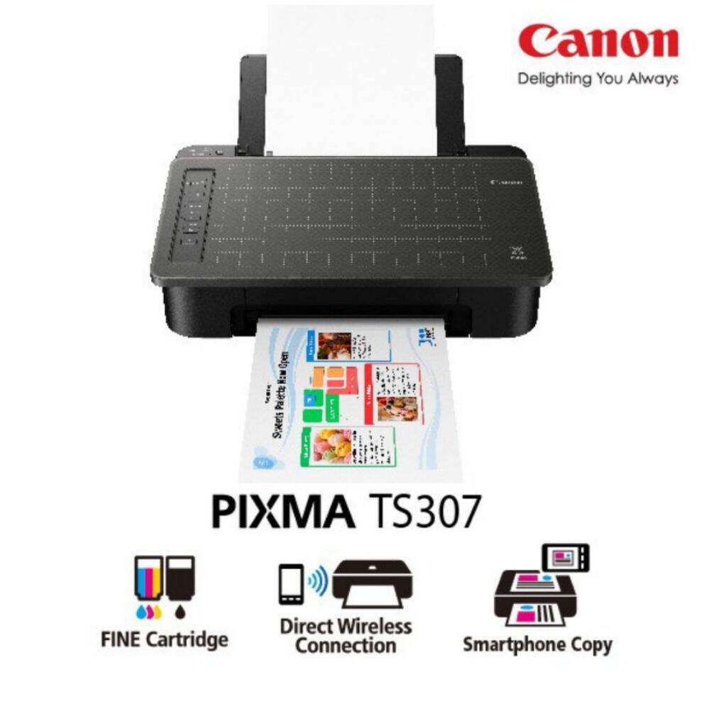 PRINTER CANON TS307 PRINT COPY WIRELESS RESMI Lazada Indonesia