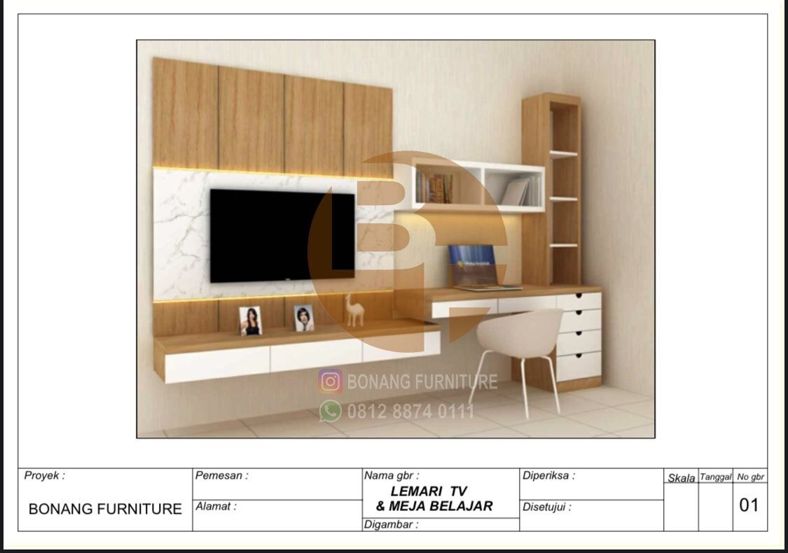 Gambar ilustrasi ide meja TV ruang keluarga dalam mengapa meja tv yang stylish penting untuk ruang keluarga