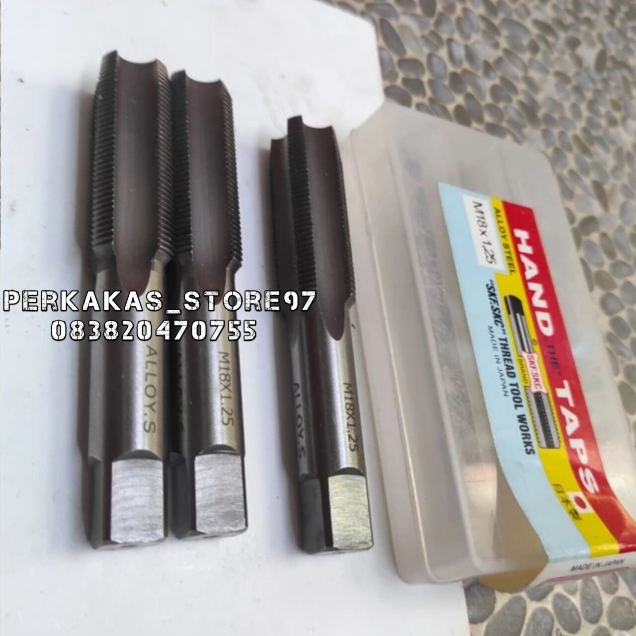 Mata hand tap SKF.SKC thread tool works size M18 × 1.25 hand tap Made