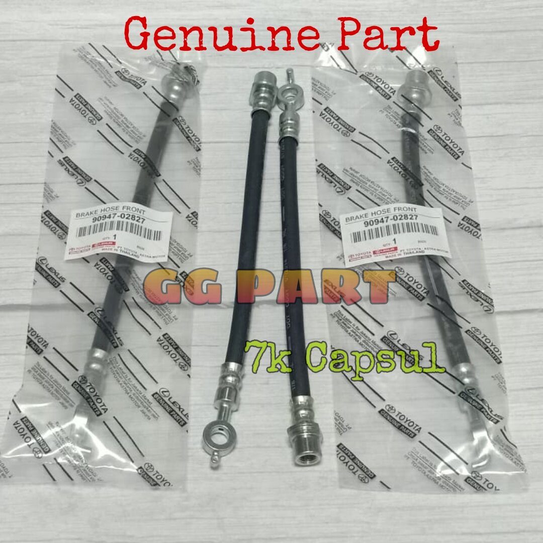 BRAKE HOSE FRONT TOYOTA KIJANG 7K CAPSUL SELANG REM DEPAN FLEXIBEL Harga 35,000 rupiah*Gratis Ongkir