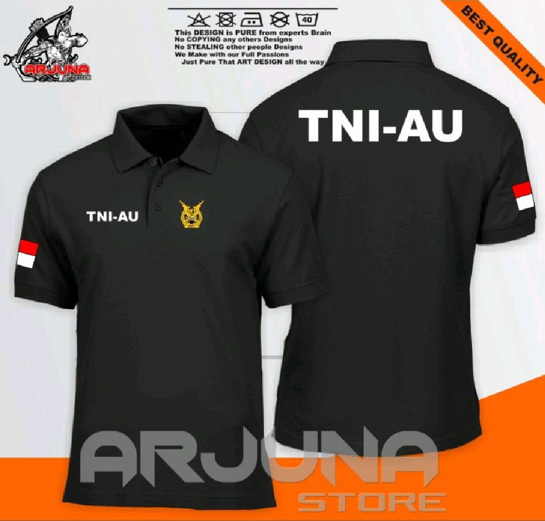 Baju Kerah Polo Tni Indonesia Tni Au Angkatan Udara Lazada Indonesia