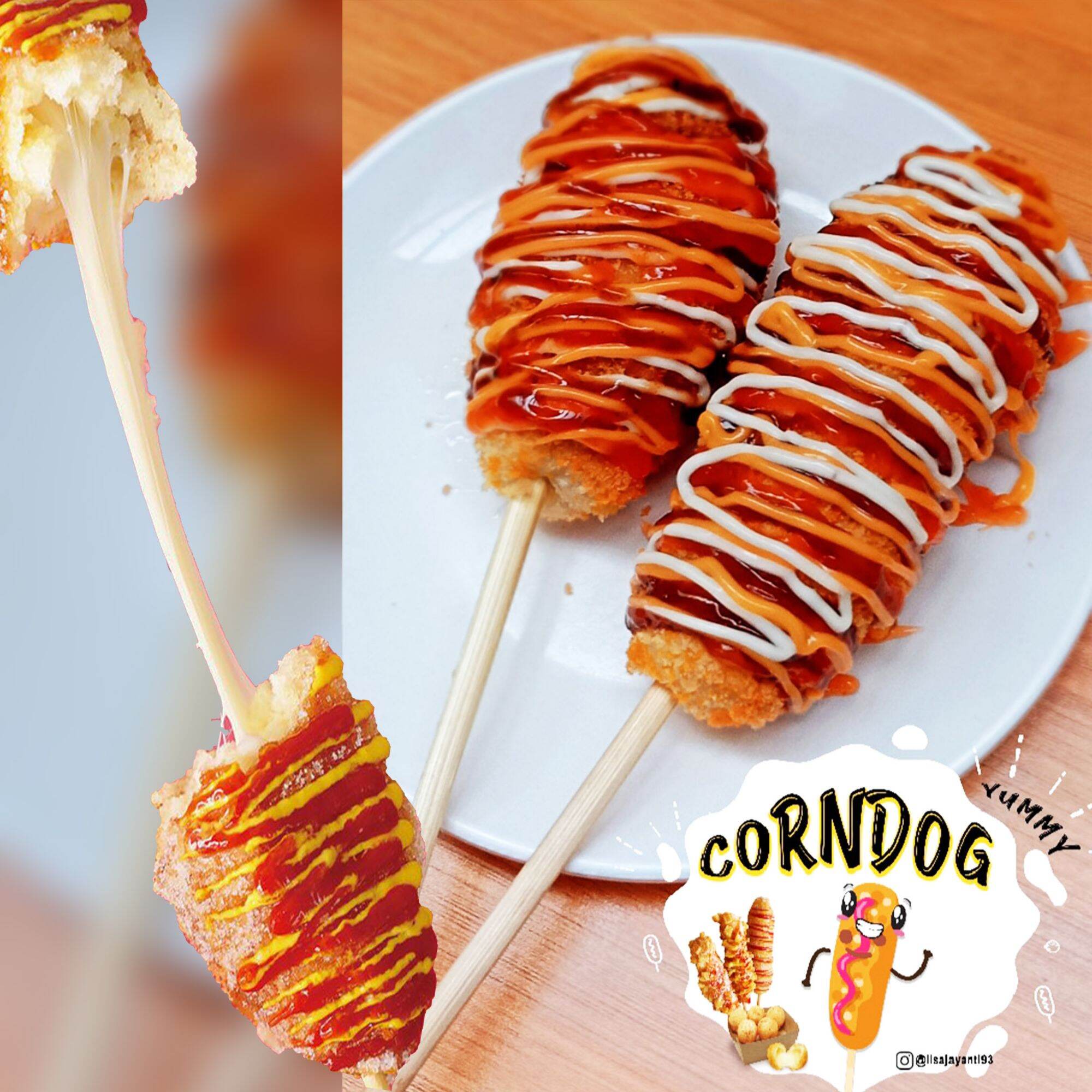 Cara Membuat Korean Corn Dog Resepi Corn Dog Cara Buat Corndog