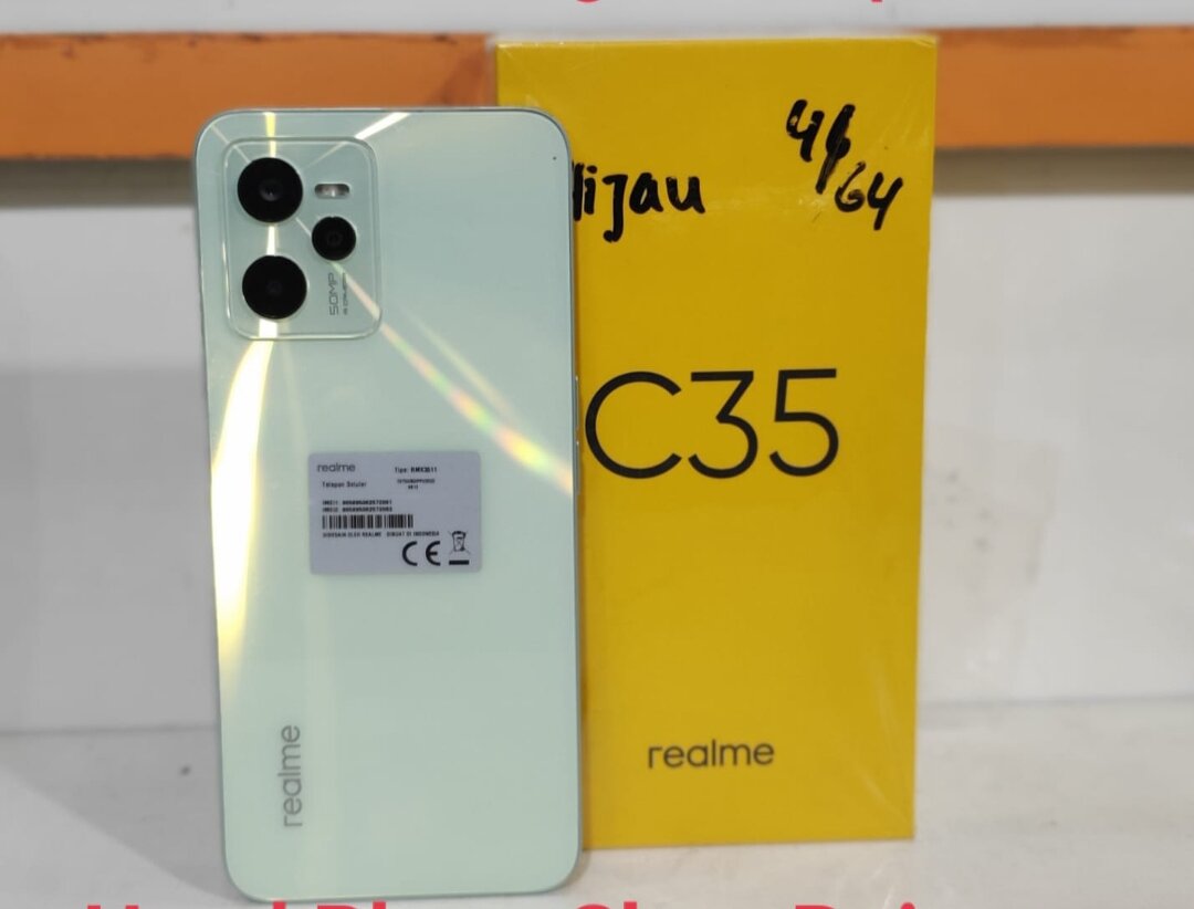 second realme C35 4/64 lengkap normal Giá 1,999,000 Đồng*Miễn phí vận chuyển
