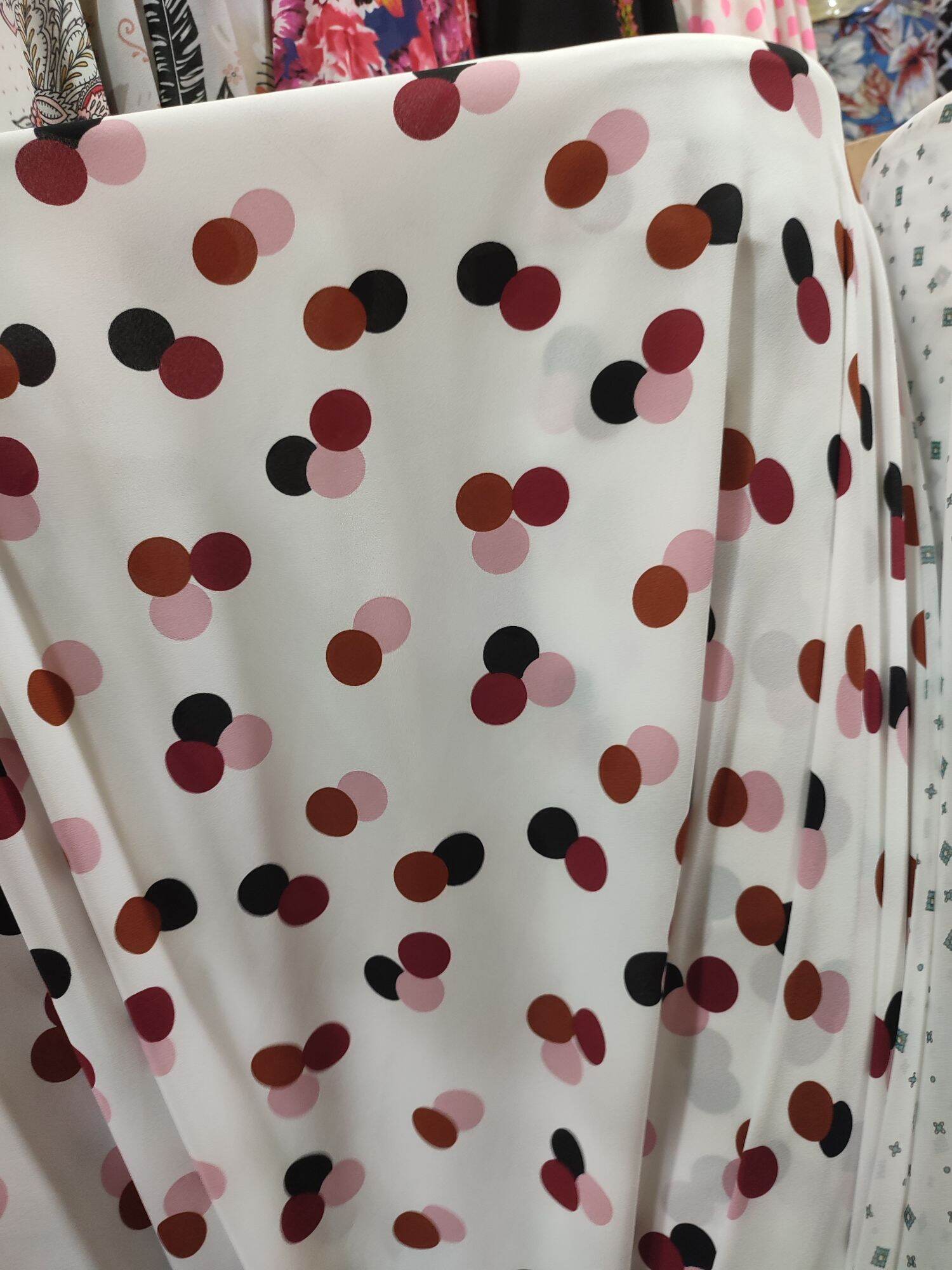 Kain Ceruty Zara motif | Bahan kain meteran Ceruti Zara | Harga per 0,5