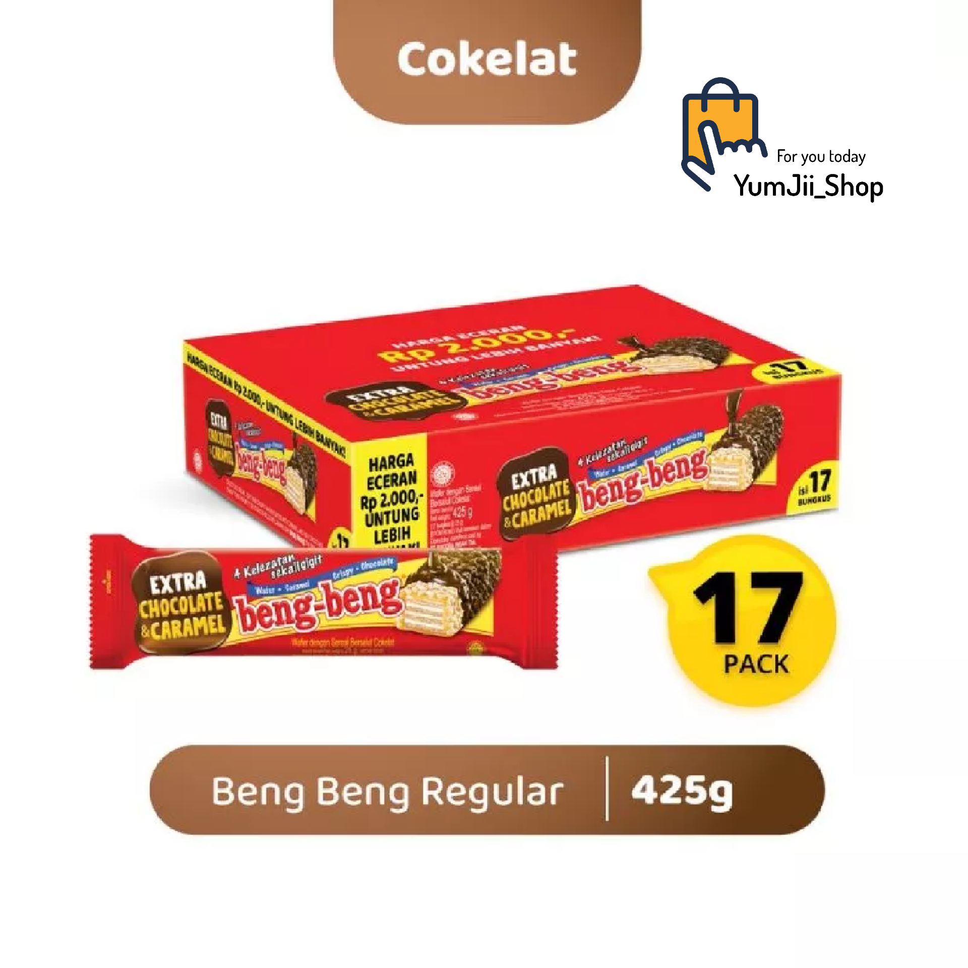 Jual [SHAREIT] Bucket Buket Snack Coklat Beng Beng Share IT Mini