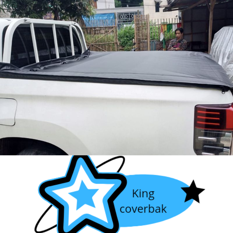 coverbak terpall penutup bak premium isuzu dmax double cabin pake resleting Harga 950,000 rupiah*Gratis Ongkir