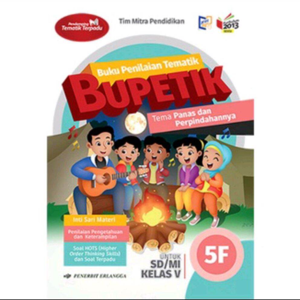 BUKU BUPETIK 5F SD/MI KELAS 5 PENERBIT ERLANGGA | Lazada Indonesia