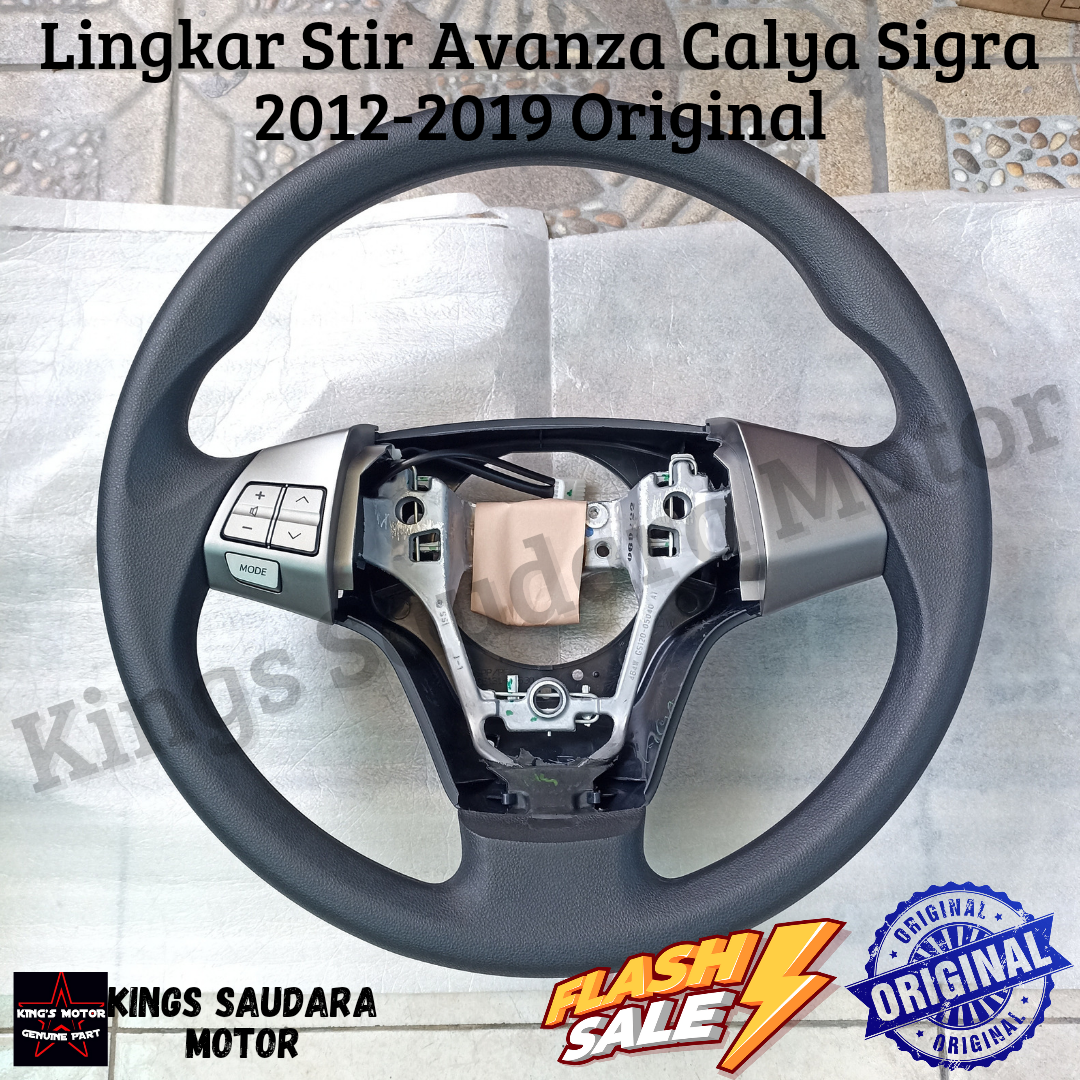 Lingkar Stir Avanza Calya dan Sigra Model Tombol 2012 - 2019 Original Best Seller Termurah Harga 1,250,000 rupiah*Gratis Ongkir