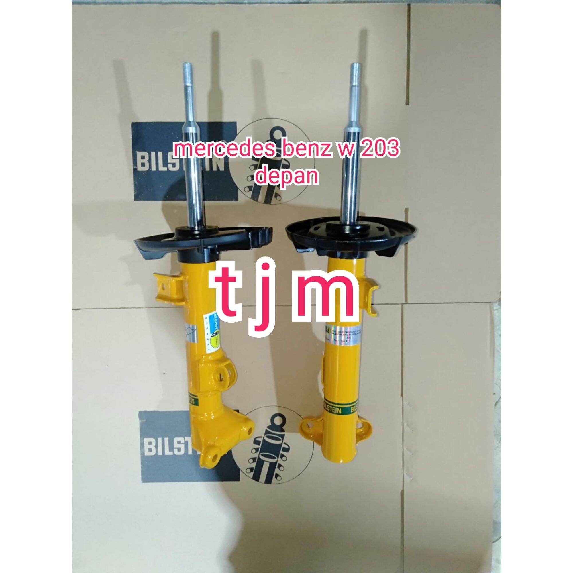 Shockbreaker shock absorber Mercedes benz W203 depan merk Bilstein original type B6 harga 1 pasang kanan dan kiri Harga 2,890,000 Ringgit*Penghantaran Percuma