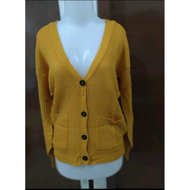 cardigan sweater rajut kancing outer rajut wanita kancing