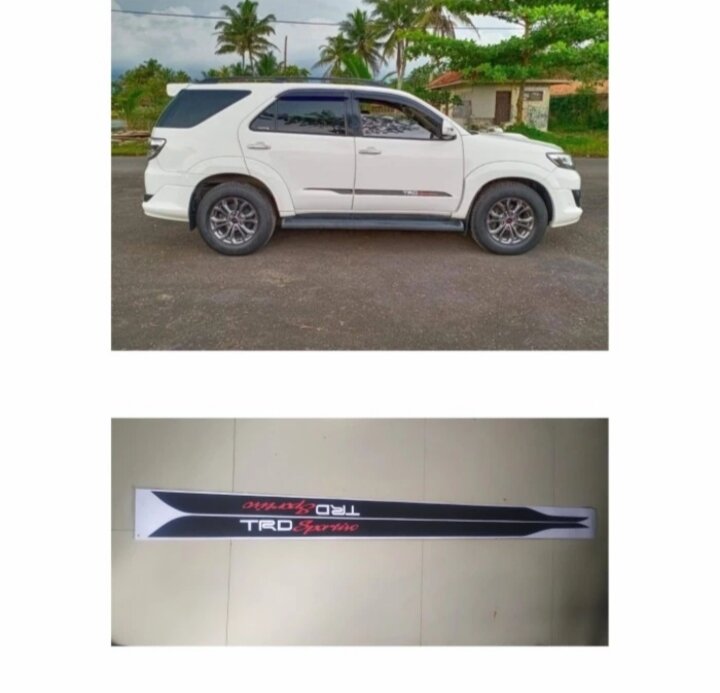 Sticker Tdr Sportivo Fortuner Lama Stiker Trd Fortuner