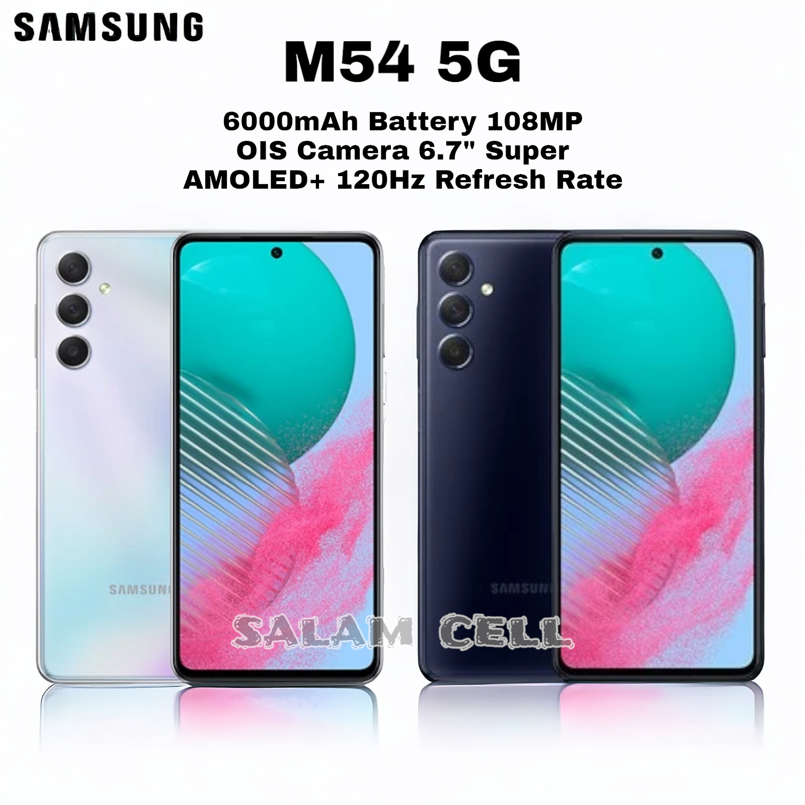 Samsung M54 5G Ram 8+8/256GB NFC Super Amoled Original Garansi Resmi Harga  6,399,000 Ringgit*Penghantaran Percuma