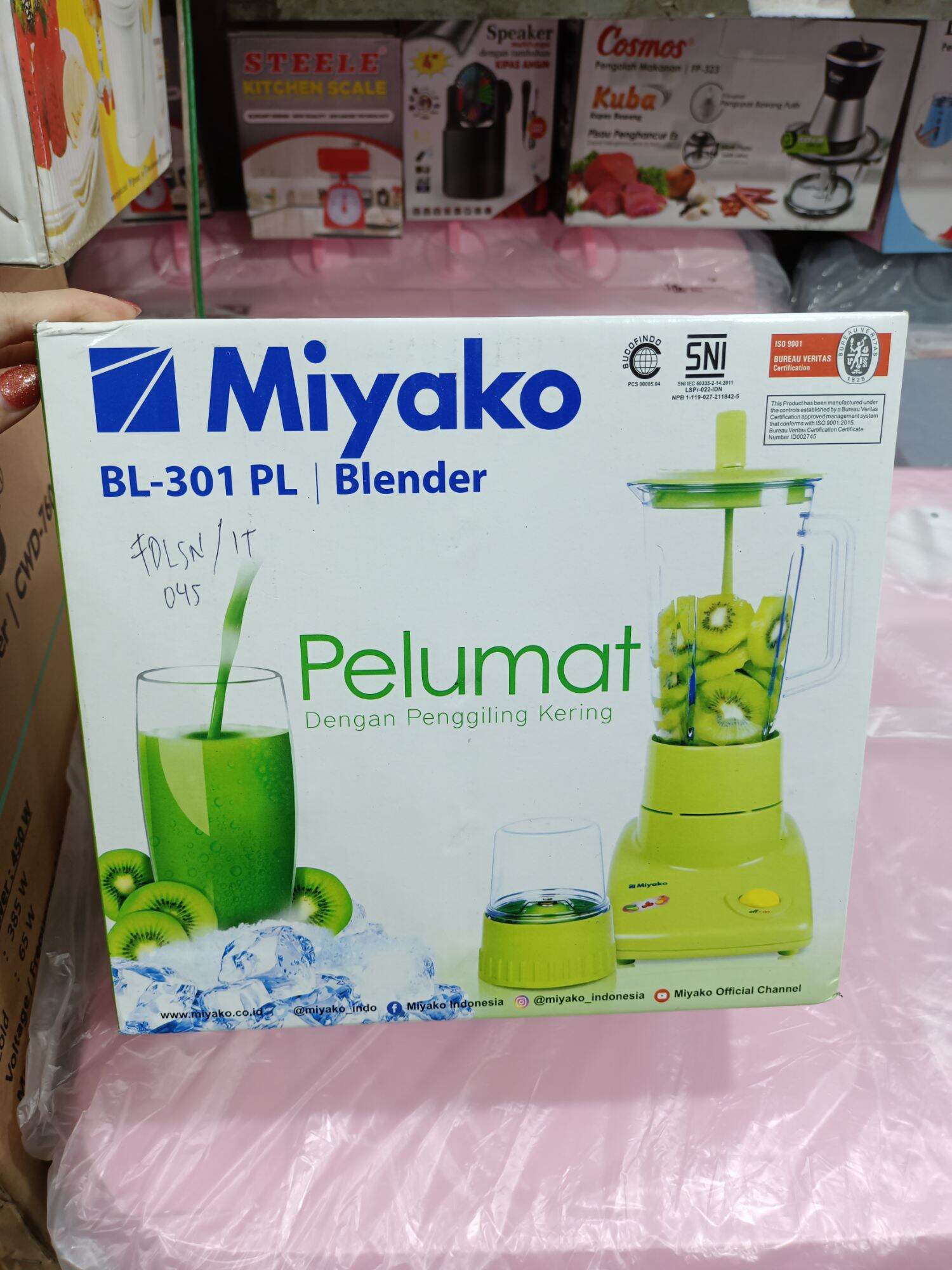 BLENDER MIYAKO 301 PL BLENDER MIYAKO 2IN1 BLENDER MIYAKO GELAS