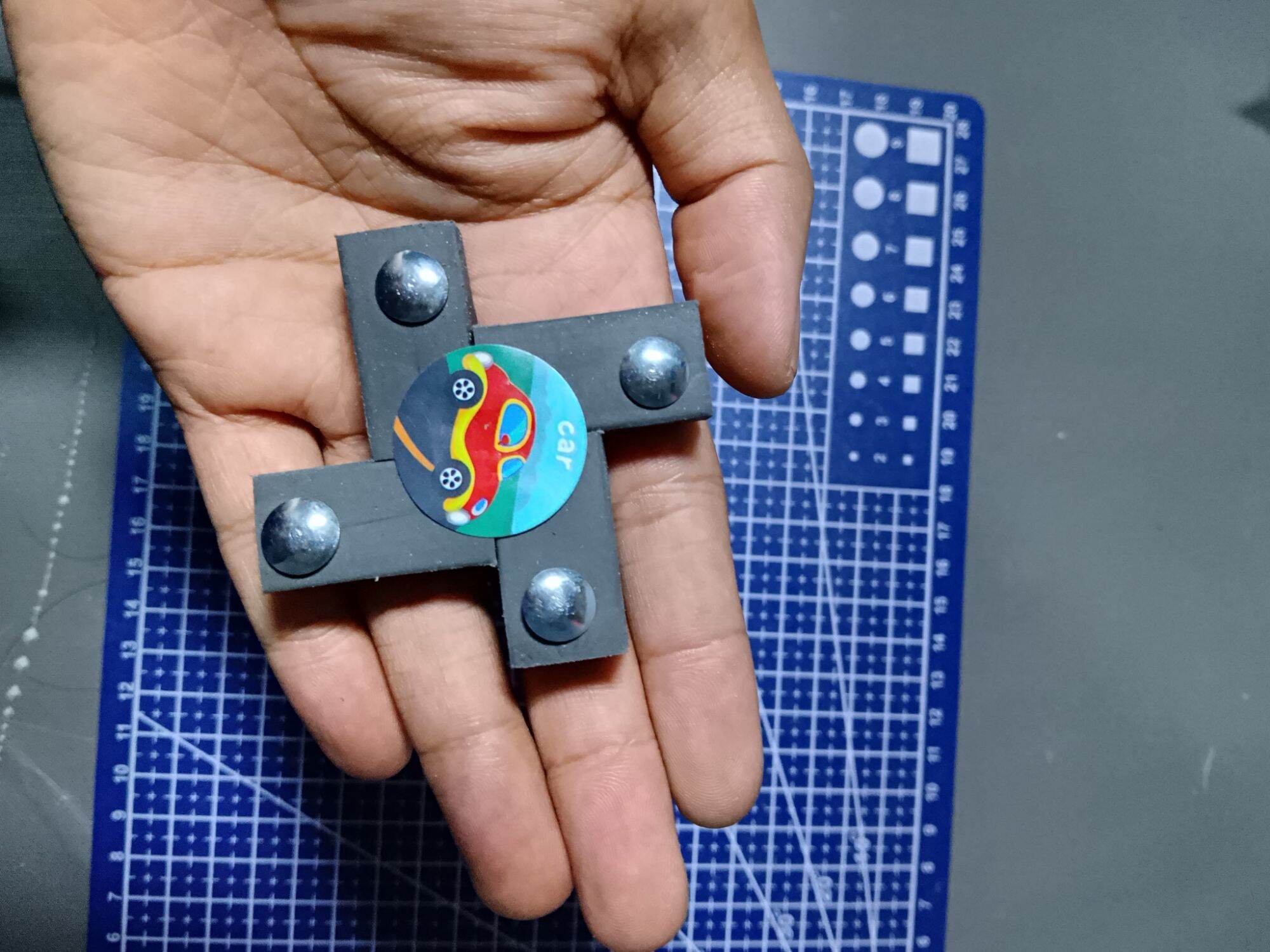 gangsing viral penghapus pemadam spinner karakter mainan anak anak dan dewasa ready stok