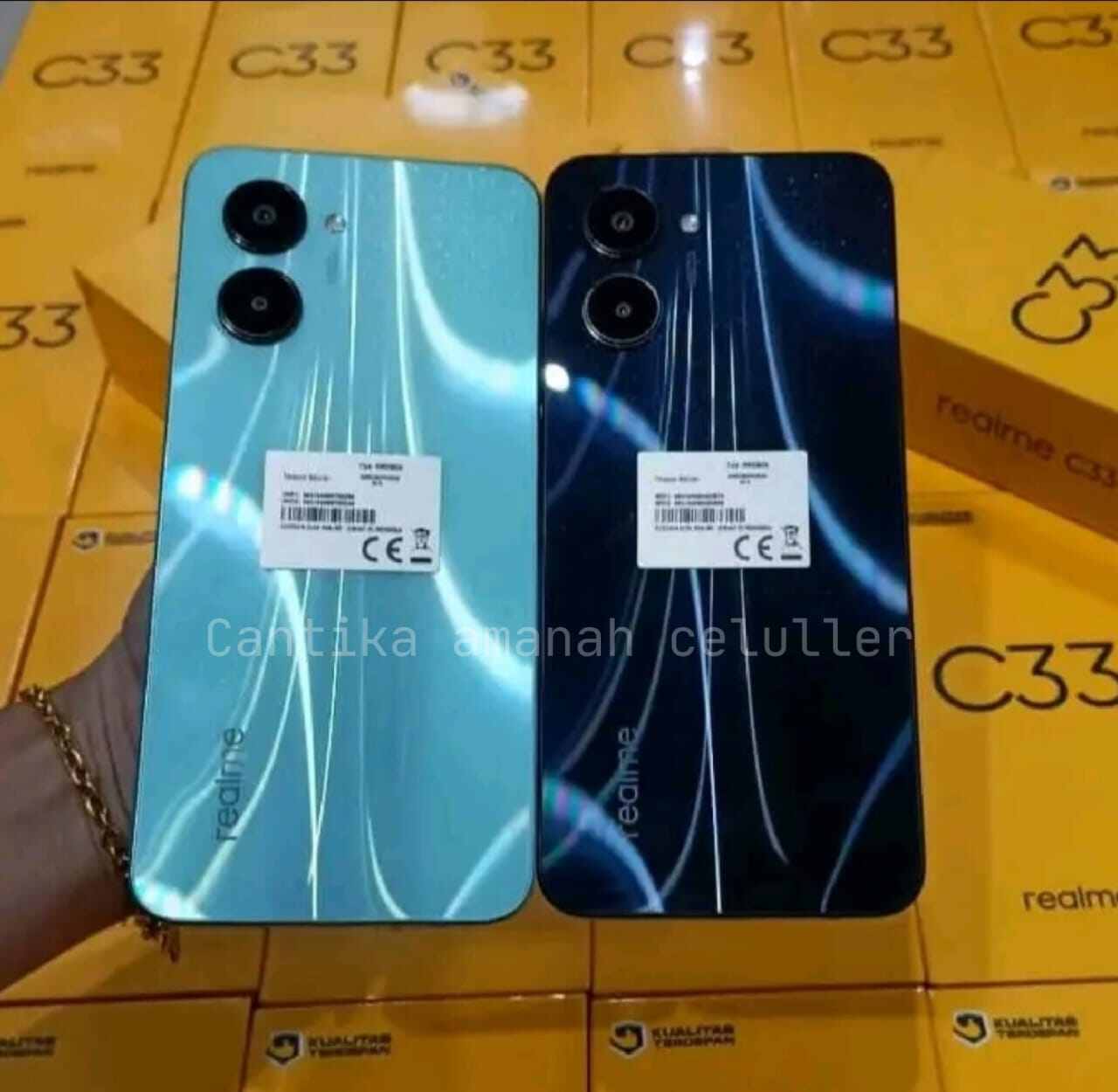 Realme c33 ram 4/64 masih mulus no minus graansi resmi Indonesia Harga  1,250,000 Ringgit*Penghantaran Percuma