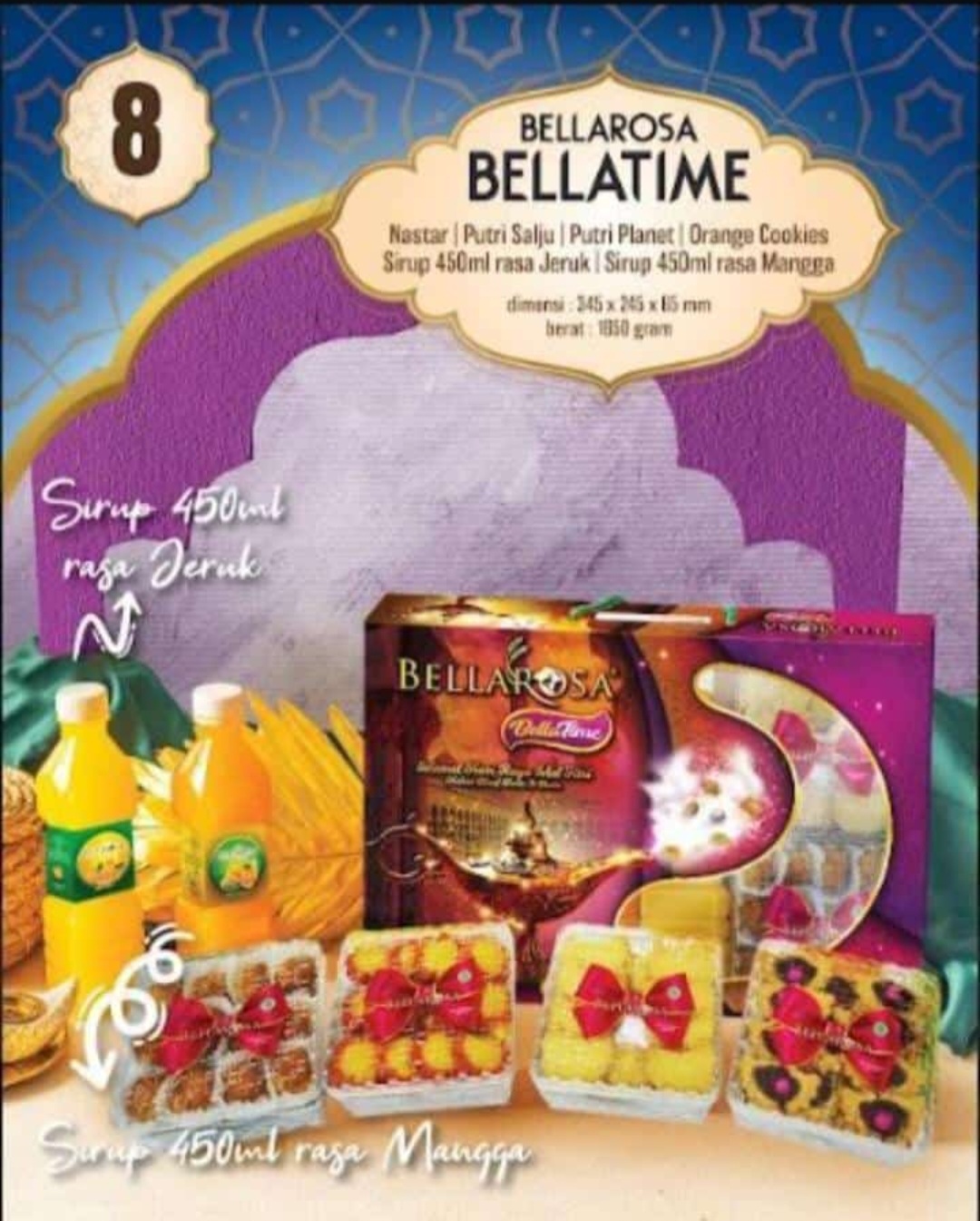 Bella Rosa Paket Bella Time Kue Kering Hampers Parcel Kue Lebaran