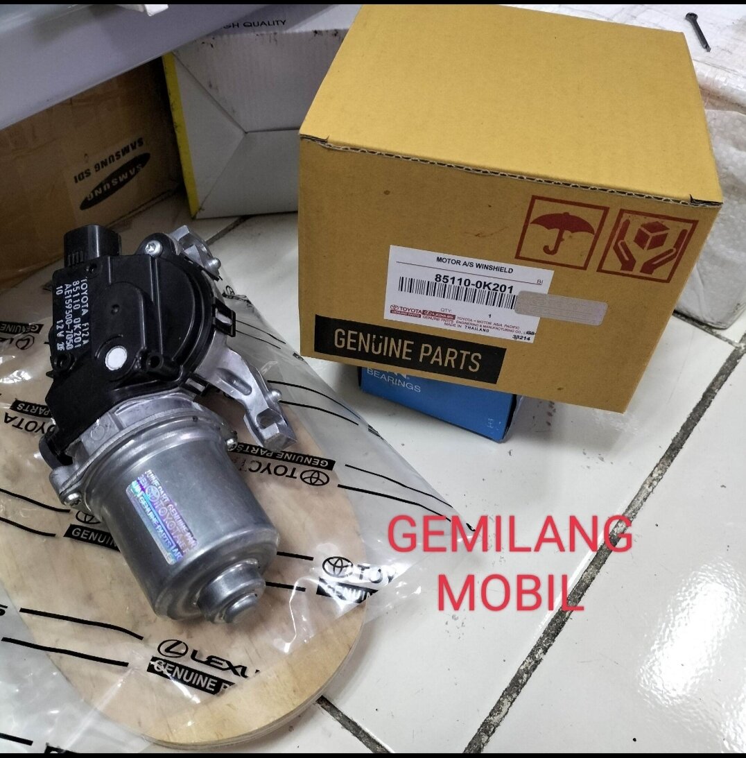 MOTOR WIPER DINAMO WIPER ASSY TOYOTA INNOVA INOVA HILUX FORTUNER ORIGINAL Harga 350,000 rupiah*Gratis Ongkir