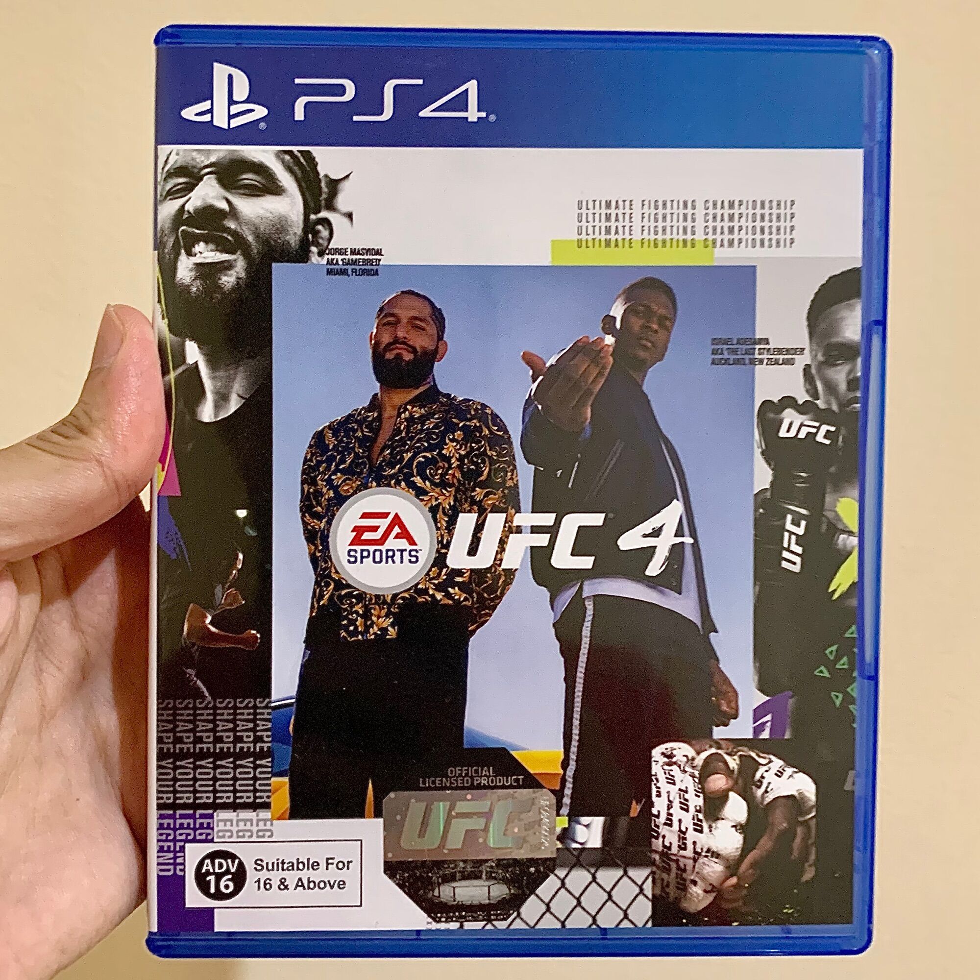 Kaset UFC playstation ps4 game cd bd bluray blu-ray ufc4 MMA ps