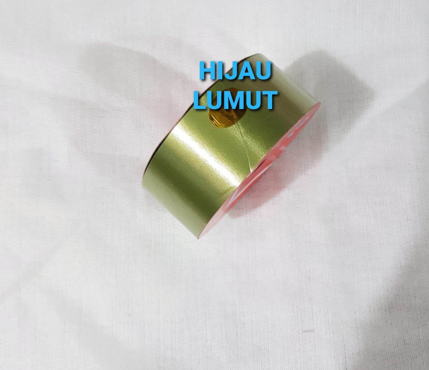 Pita Kado Polos Japan Lebar 4cm Per roll isi 15 yard Bahan Plastik