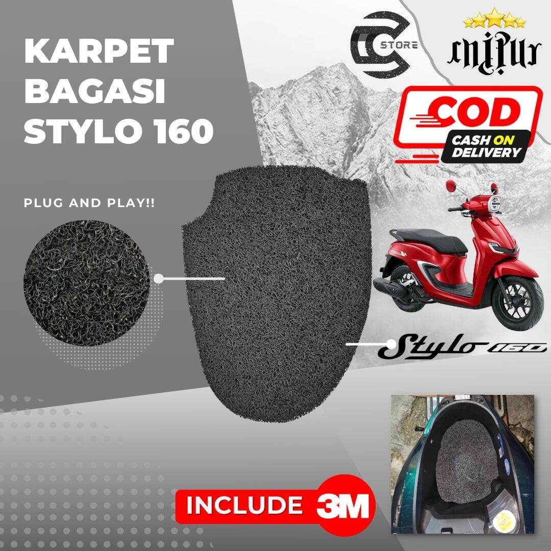 Karpet Bagasi Stylo 160 new / Karpet Honda Stylo 160 / Bagasi Stylo 160 ...