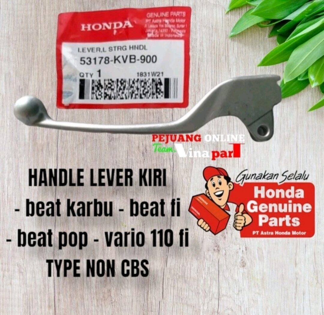 hendel handle rem kiri beat karbu beat fi beat pop Vario 110 fi no cbs KVB original AHM Harga 21,000 rupiah*Gratis Ongkir