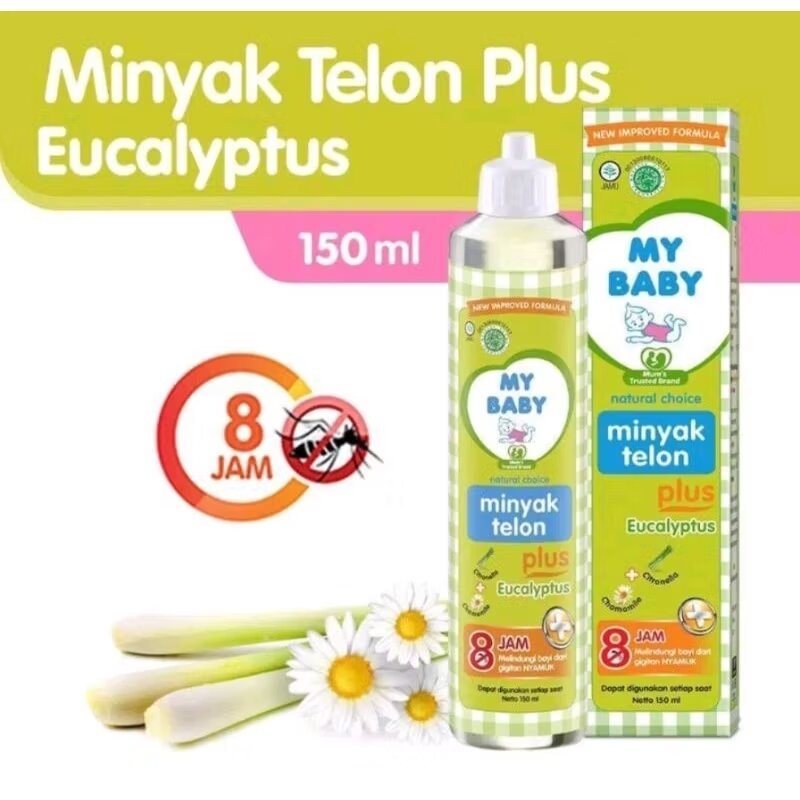 My Baby Minyak Telon Plus Eucalyptus 8 Jam 150 ML