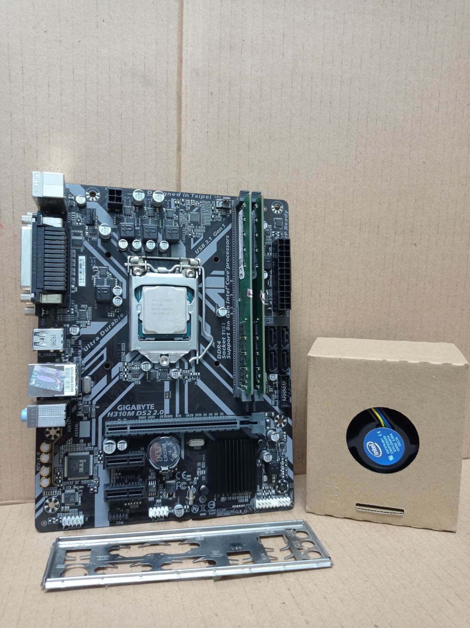 PAKET CORE I5 GEN8 || MOBO GIGABYTE H310 DDR4 || RAM 16GB BONUS