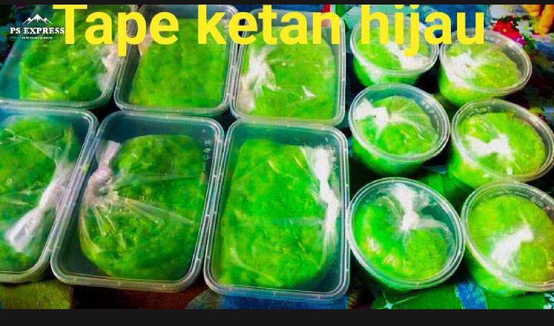 tape ketan hijau enak dan segar terbuat dari beras ketan pilihan 500gr