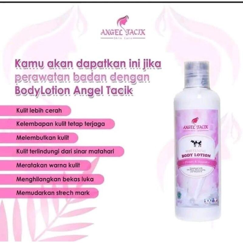 body lotion Angel tacik 250ml Lazada Indonesia